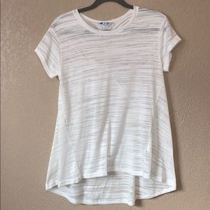 She + Sky white short sleeve shirt